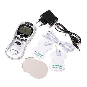 Multifunctional Massager, Health Care Digital Chinese Meridian Tens Therapy Massager Relax Body Muscle Acupuncture Machine 4 Electrode Pads & Charger Adapter and Cable, Physiotherapy, Electric Digital Therapy neck back Mane Massage