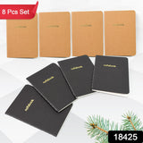 Pocket notebook Small notebook Mini notebook (8 Pcs Set)