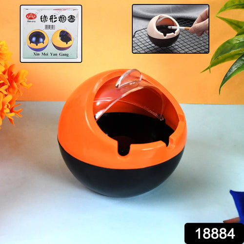 Ball Ashtray Pp Plastic Windproof With Lid Indoor Outdoor Patio Car Portable Ashtray