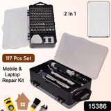 Screwdriver Electronic Laptop, Mobile Repair Tool Kit (117 Pcs Set)