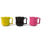 Customized Premium Plastic Coffee / Tea Cups / Mug with Handle (1 Pc / With Color Box / Mix Color)