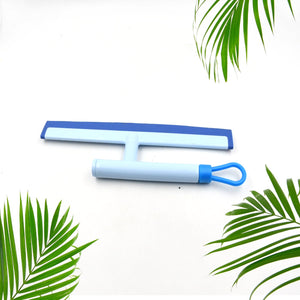 Glass Cleaning Wiper Window Cleaner, for Bathroom, Windows, and Car Glass, Window  Mirror Scraper Brush with Soft Rubber