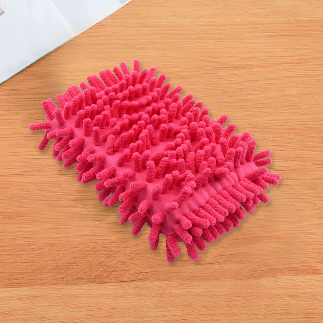 Multipurpose Microfiber Duster Whiteboard Eraser  Washable Dry Eraser Board Eraser Cleaning Sponge for Chalk, Classroom Teacher Supplies, Home and Office, Car Washing Scratch-Free Microfiber Brushes