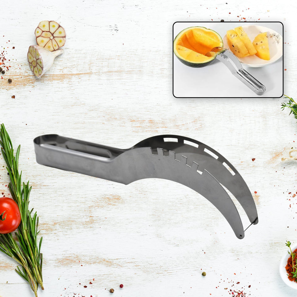 Stainless Steel Watermelon Cantaloupe Slicer Knife, Corer Fruit, Vegetable Tools Kitchen