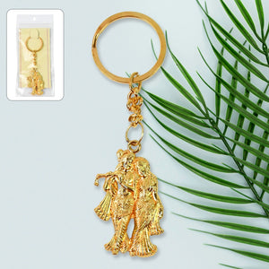 Radha Krishna Divine Keychain