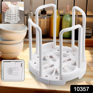 Plastic Bowl Holder Bowl Organizer Drain Rack (1 Pc)