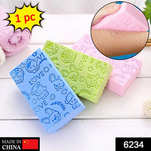 Exfoliating sponge for dead skin removal, suitable for face and body