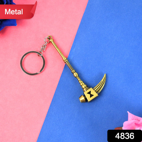 Metal Hammer Shape Keychain (1 Pc)