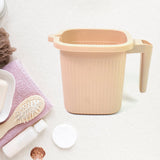 Plastic Square Bath Water Mug (1 Pc / 1000 ML / Mix Color)