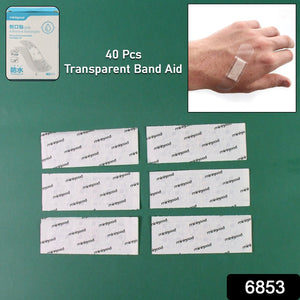 Transparent Adhesive Bandages Waterproof Creative Bandages (40 Pcs Set)