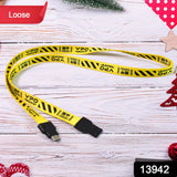 2 in 1 Lanyard Strap USB Charging Cable (1 Pc / Loose)