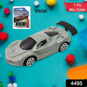 Metal Mini Car Toy, Free Wheel Toy Vehicle (Multicolor / 1 Pc)