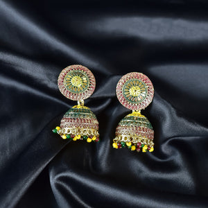 Timeless Charm: New-Style Jumka Earrings with Intricate Detailing