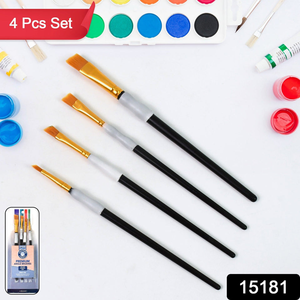 Premium Paint Brushes, Watercolor Acrylic Paint Brushes (4 Pcs Set)