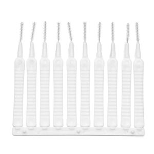 Anti-clogging shower head cleaning brushes