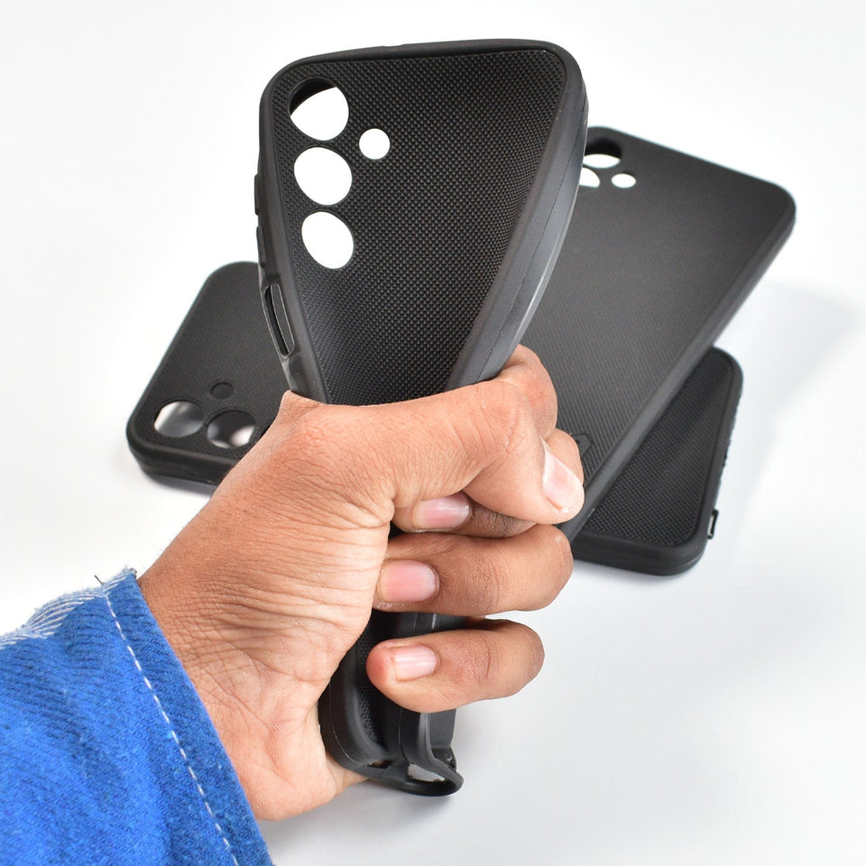 Black Frosted Soft Case For Vivo