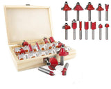 12 / 15pcs Milling Cutter Router Bit Set