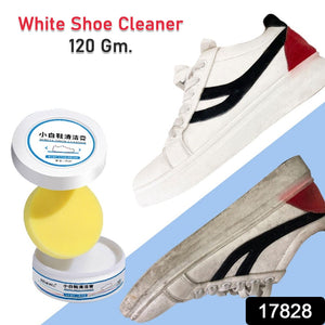 Stain Remover Cleansing Cream for Shoe Polish Sneaker Cleaning Kit Shoe Eraser Stain Remover White Rubber Sole Shoe Cleaner White Shoe Cleaning Cream Stain Remover (120 Gm Approx)