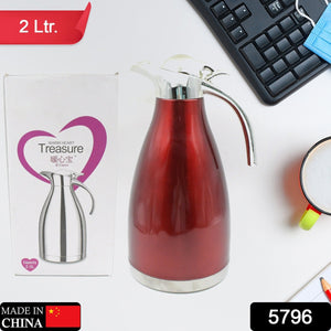 Vacuum Insulated Kettle Jug (Stainless Steel): 2LSizes