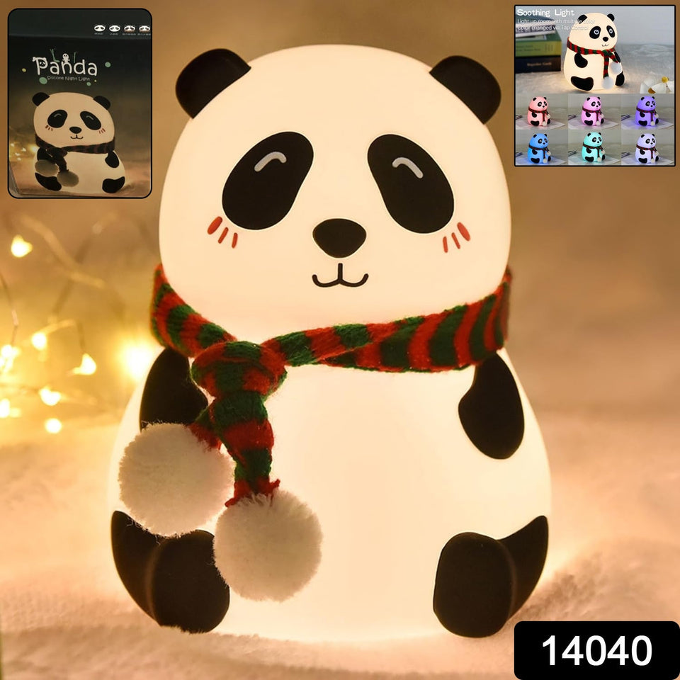 Panda 7-Color LED Silicone Touch Lamp (1 Pc)