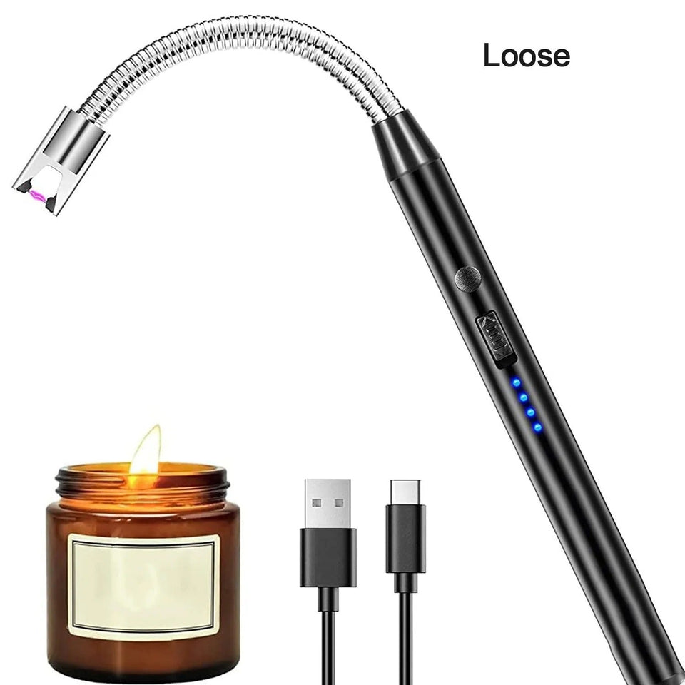 Electronic Smoking Plasma Lighters for Multipurpose Like Candles Grill BBQ (1 Pc / Loose / Mix Color)