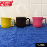 Premium Plastic Coffee / Tea Cups / Mug with Handle (1 Pc / Loose / Mix Color)