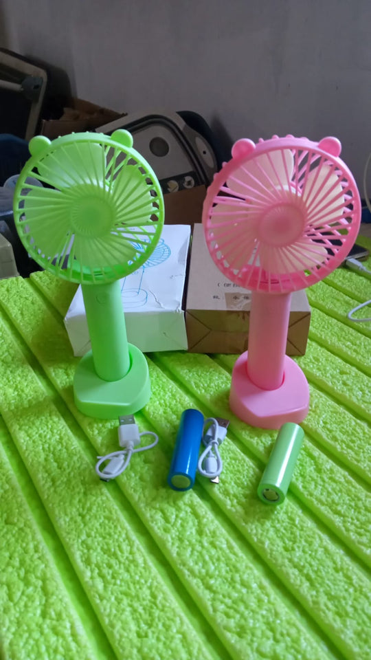 Portable Classic Hand Fan - 3-Speed Table Fan for Personal Desk, Suitable for Office, School, and Home Use (Battery Not Included)