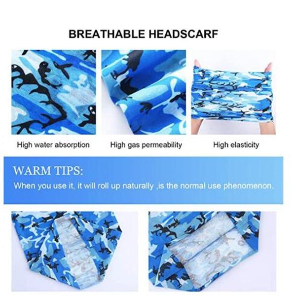 1357 Multifunctional Unisex Neck Gaiter Headband For Dust  Sun Protection Headwear