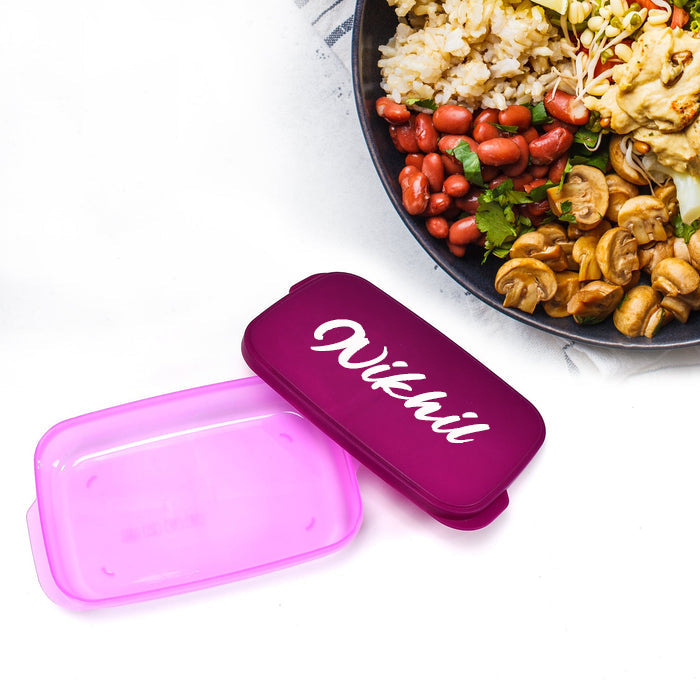 Customized Unbreakable Divine Leak Proof Plastic Lunch Box Food Grade Plastic BPA-Free 2 Containers with Spoon