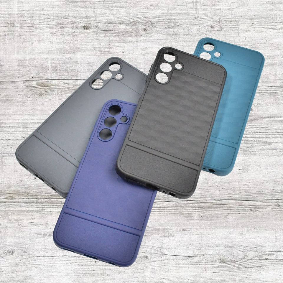 Diamond Textured Soft Silicone Case For Mi