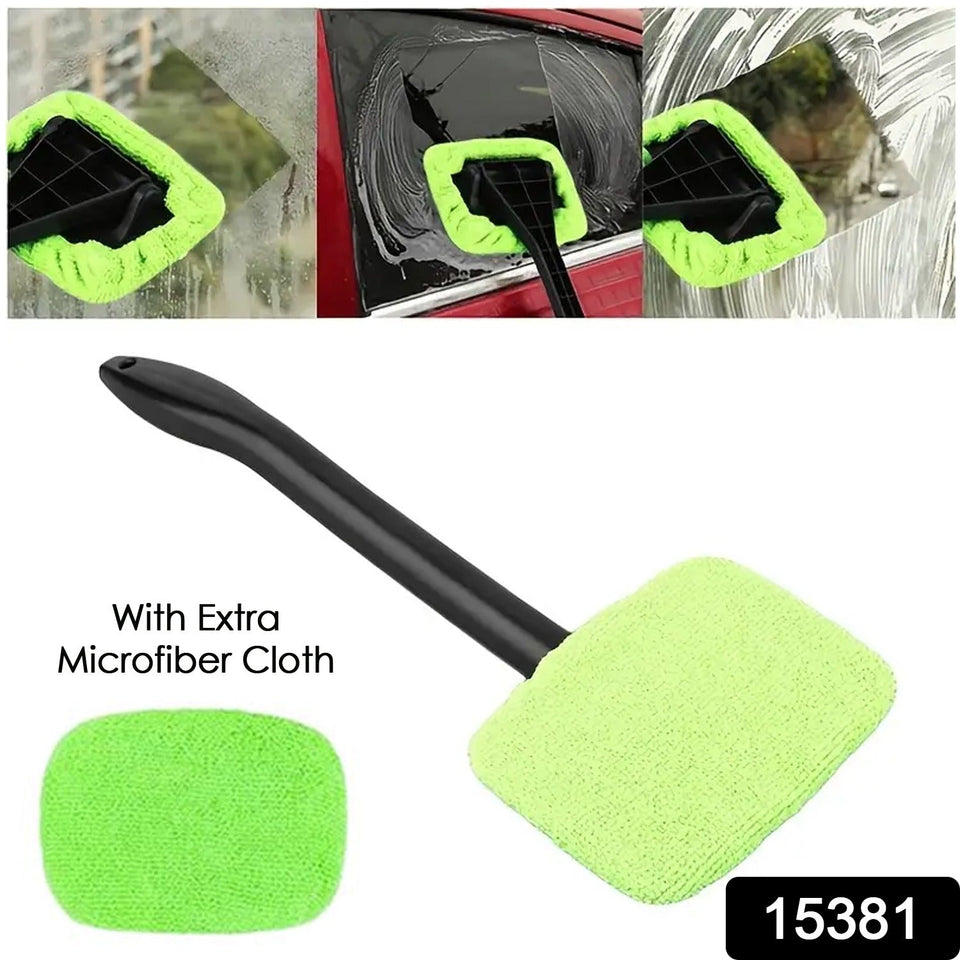 Windshield Clean Car Glass Cleaner Wiper With 1 Extra Microfiber Cloth (1 Pc / 38 Cm Long)