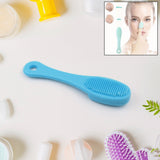 Silicone Makeup cleaning tool, finger wash Face Scrubber Facial Cleansing Brush (1 Pc / Mix Color)