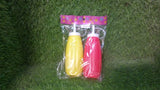 Plastic Squeeze Bottle Ketchup Mustard Honey Sauce Dispenser Bottle ( 2 Pc Set )