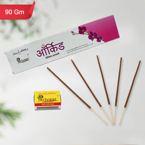 Mix Flavour Incense Sticks / Agarbatti (90 GM With Machis / Mix 1 Packet)