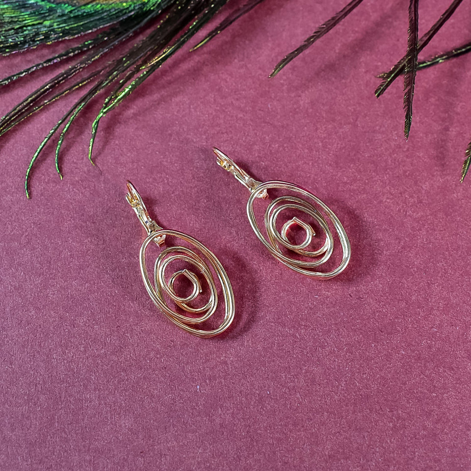 Spring Design Hoops Earring For Women And Girl