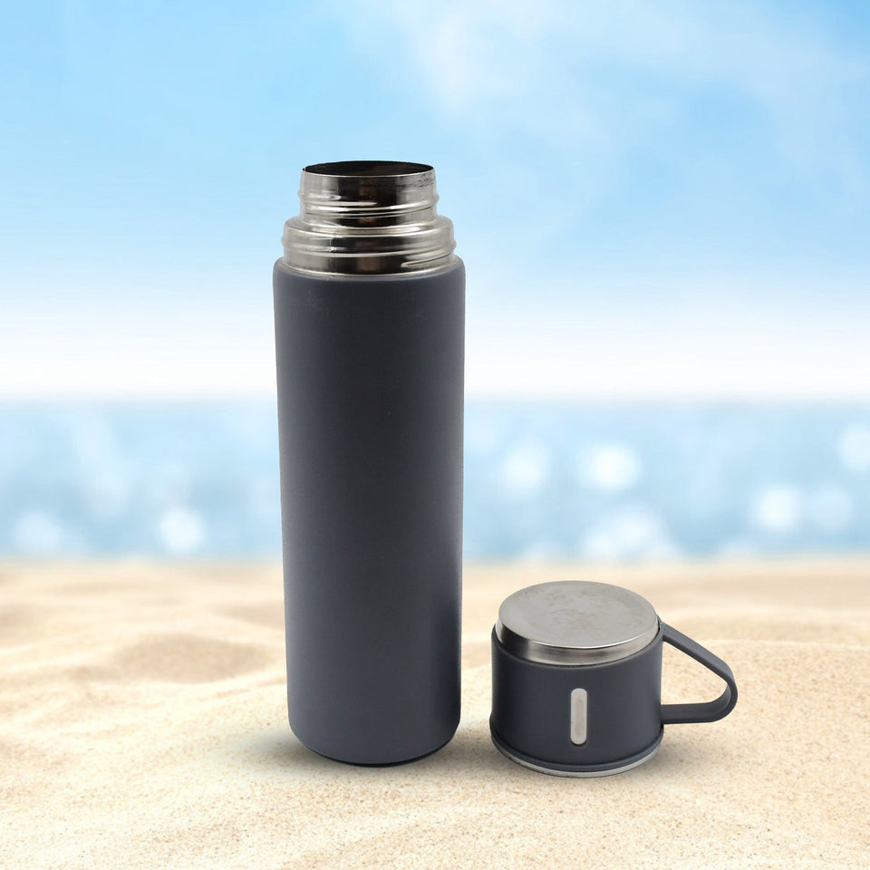 Stainless Steel Vacuum Insulated Water Bottle With Coffee / Tea Mug (500 ML)