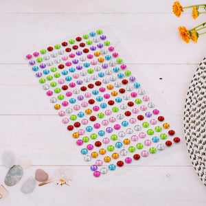 Self Adhesive Multi Size Shaped Shining Stones Crystals Stickers For Art & Craft, Mobile Phone Decoration, Jewelery Making, School Projects, Creative Work