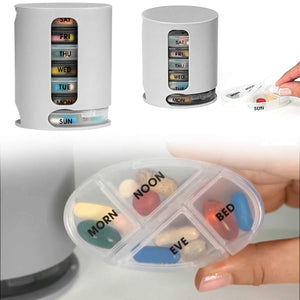 Pill Pro 7 Day Weekly Tablet Medicine Organizer Box