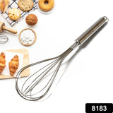 Kitchen Whisk, Stainless Steel Kitchen Tool Non-Scratch Best Stainless Steel Whisk for Perfect Metal Hand Whisk for Cooking Soup Whisking Spatula Tool Is a Great Kitchen Accessory or Gift (1 Pc / 29cm)