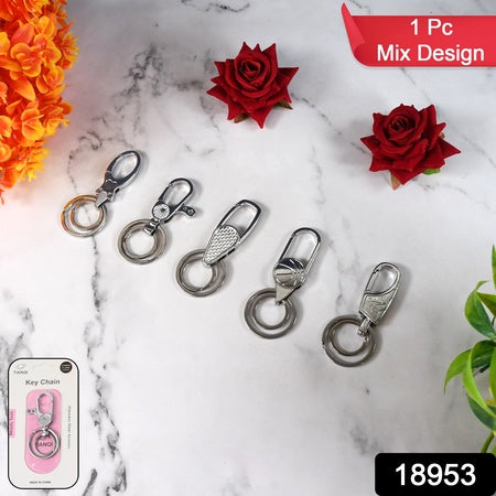 Heavy Duty Key Holder Keychain Key Chain (1 Pc  Mix Design)