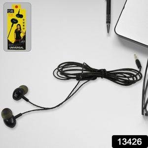 Universal Wired Earphone with Mic (1 Pc)