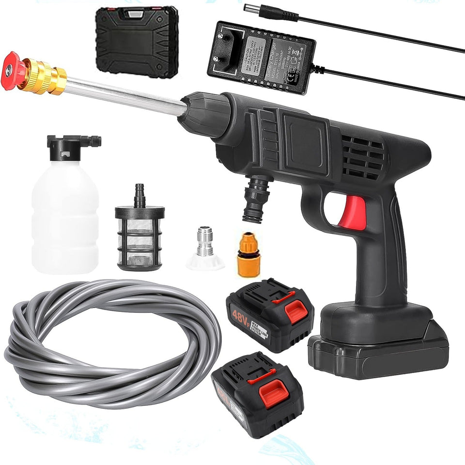 48V Double Battery Car & Washer Gun With 21v Charger