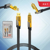 4 in 1 Charging Cable 65W Cable (1 Pc / 1 Mtr.)