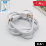 Type C data cable Fast Charging Cable (1 Mtr. / 1 Pc)