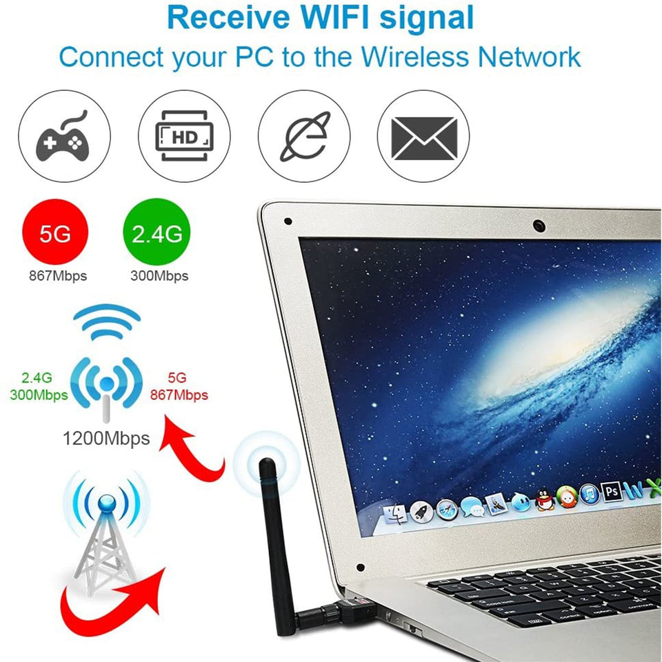 USB Wifi Receiver used in all kinds of household and official places for daily use of internet purposes by types of people etc.