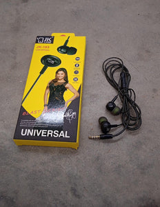 Universal Wired Earphone with Mic (1 Pc)