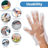 Eco-friendly Kitchen Hand Gloves Disposal Hand Gloves Free Size (100 Pc)
