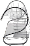 STAINLESS STEEL RECTANGLE DISH DRAINER RACK / BASKET WITH DRIP TRAY