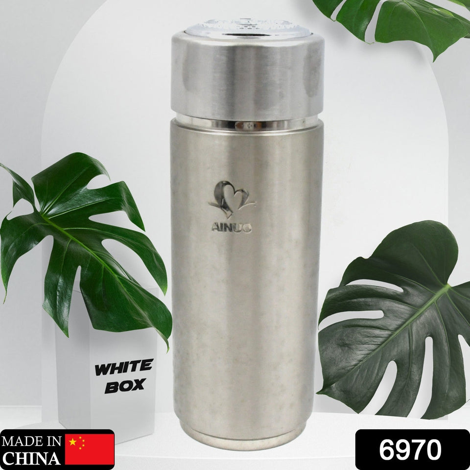 Hot and Cold Stainless Steel Thermos Water Bottle Easy to Carry | Rust & Leak Proof | Tea | Coffee | Office| Gym | Home (350ml)