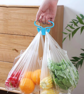 9331 Portable Shopping Bag Handle Holder Household Plastic Bag Hook Kitchen Supplies Carrier Holds Plastic Reusable Grocery Bags Holder Portable Bag Carrier Multifunctional (2pc)